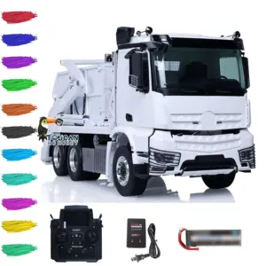 1/14 JXModel Metal RC Hydraulic Skip Loader VL18U K3363 Swing Arm Radio Controlled Loaded Dump Simulation Car Hobby Model RTR
