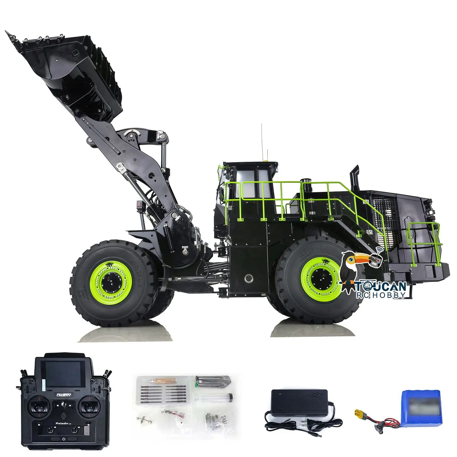 Kabolite K988 100S Metal 1/14 RC Hydraulic Loader 988K Assembled Painted Radio Control Heavy Machine PL18 Lite Model RTR Vehicle