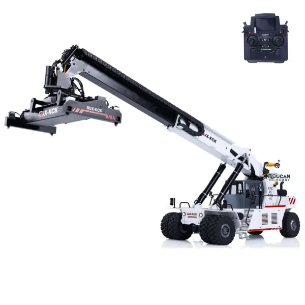 JX-KCK TFC45 1/14 RC Hydraulic Frontal Crane Reach Stacker Radio Control Container Handler Painted Assembled Model PNP Version