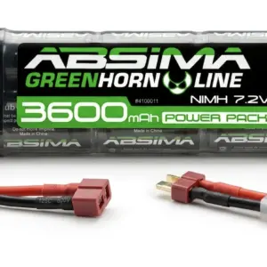 Greenhorn vol.2 Nimh 7.2v 3600 (T-Plug + Tamiya Adaptor)