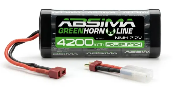 Greenhorn vol.2 Nimh 7.2v 4200 (T-Plug + Tamiya Adaptor)