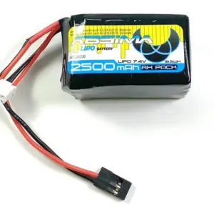 Rx Lipo 2s/7.4v 2500 Sc Hump (Jr)