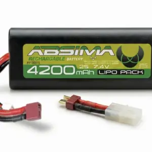 Greenhorn Lipo 2s/7.4v 25c 4200 Roundcase (T-Plug + Tamiya)