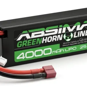 Greenhorn Lipo 2s/7.4v 50c 4000 Hc (T-Plug)