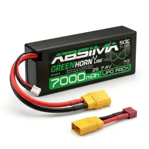 Greenhorn Lipo 2s/7,4v 50c 7000 Hc (Xt90/T-Plug)