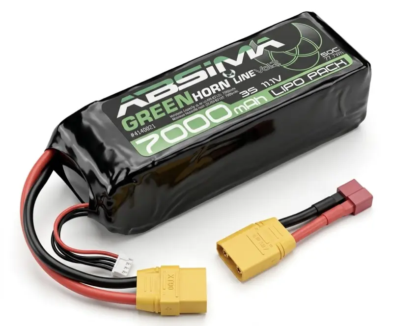 Greenhorn Lipo 3s/11,1v 50c 7000 Sc (Xt90/T-Plug)