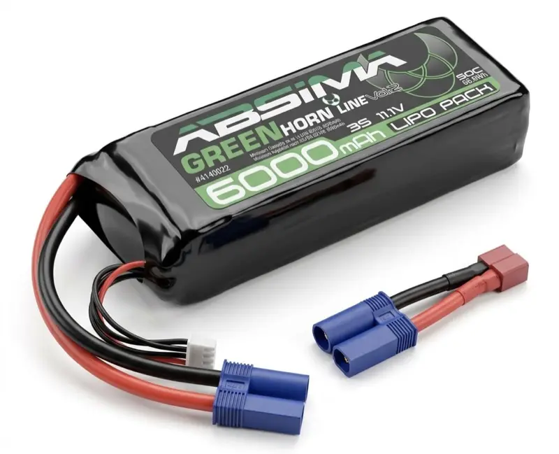 Greenhorn Lipo 3s/11,1v 50c 6000 Sc (Ec5/T-Plug)