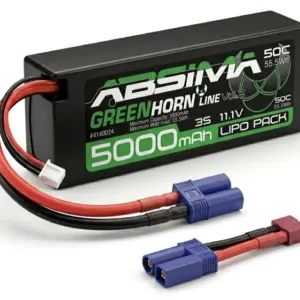 Greenhorn Lipo 3s/11,1v 50c 5000 Hc (Ec5/T-Plug)