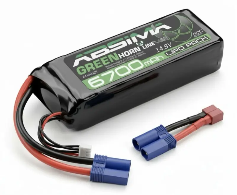 Greenhorn Lipo 4s/14,8v 50c 6700 Sc (Ec5/T-Plug)