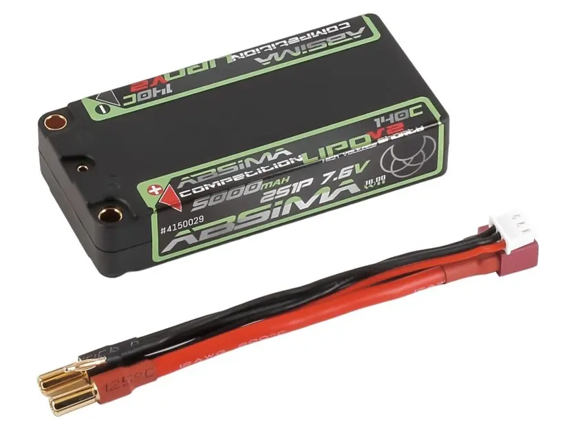 Comp. Shorty LiPo 7.6V 140c/2s1p HC 5000mAh 5mm