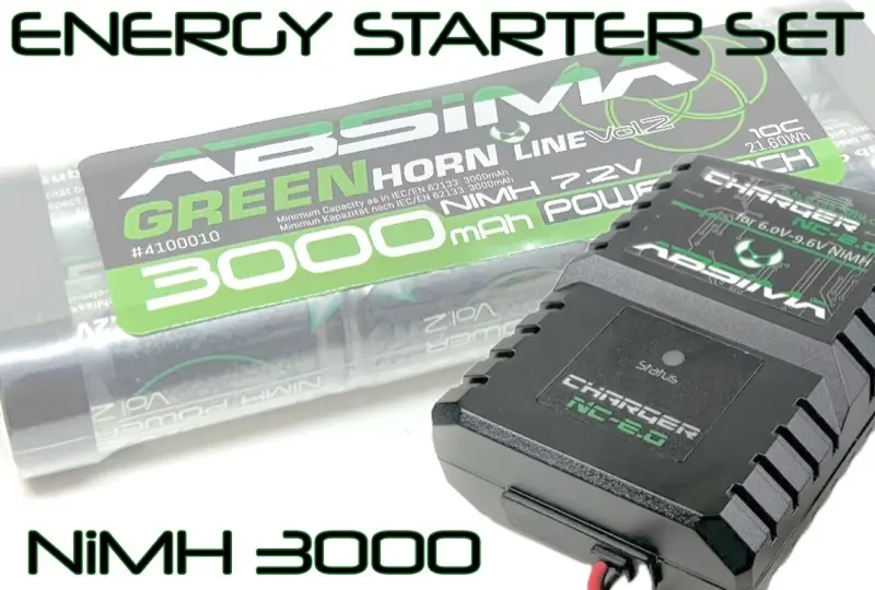 Rc Energy Starter Set 3000 (nimh/nc-2.0)-uk Version
