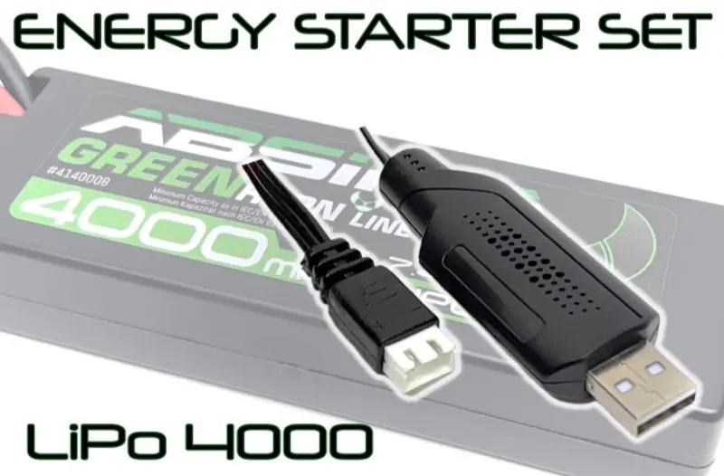 Rc Energy Starter Set 4000 (Lipo/Usb)