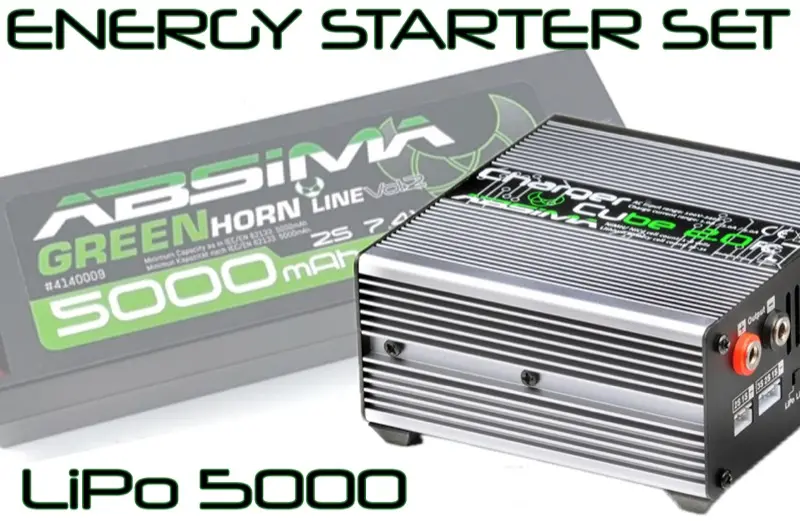 Rc Energy Starter Set 5000 (Lipo/Cube 2.0)-uk Version