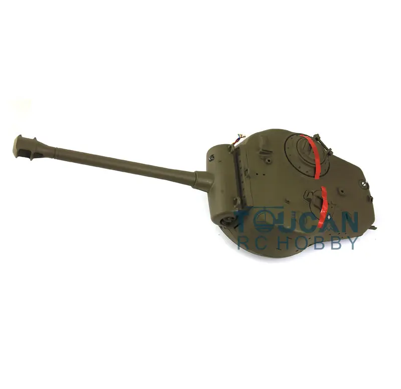 Henglong 1/16 USA M26 Pershing RC Tank 3838 Plastic Chassis Tracks Wheels Decal Shockable Recoil Barrel BB Unit Turret Upper Hull