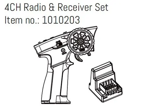 4CH Radio & Receiver Set - GOAT