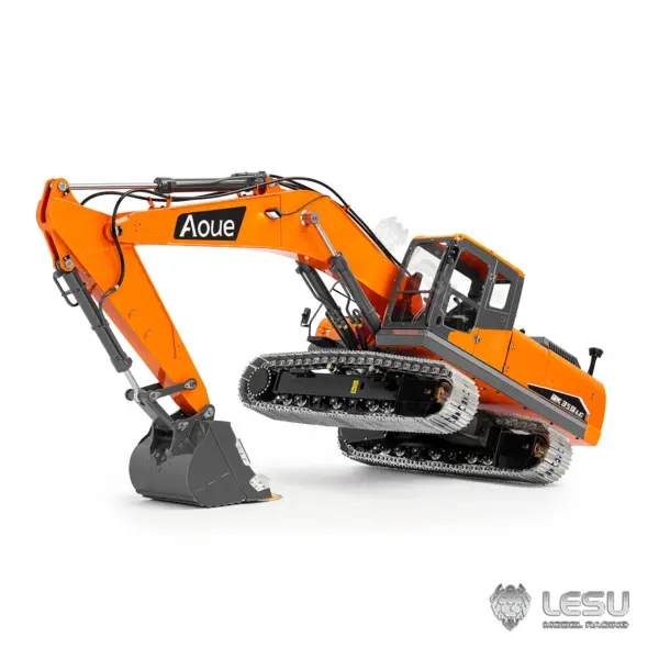 LESU Aoue DX350LC 1/14 Remote Control Digger Metal RC Hydraulic Excavator RTR Model 3CH Valve 4MPA Pump PL18EV Lite Battery