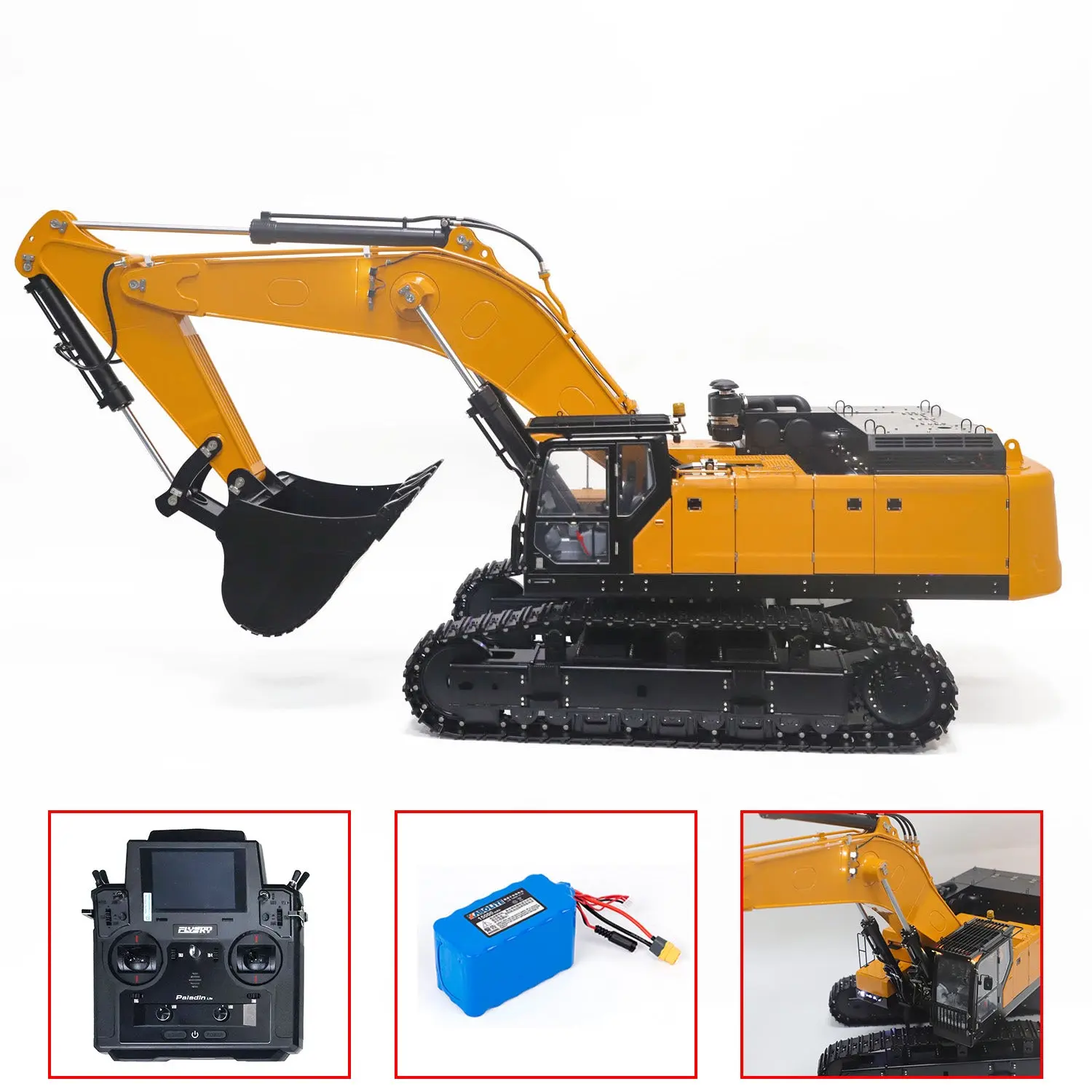 Kabolite K980 1/14 Hydraulic RC Excavator SY980H Giant PL18 Lite Radio Control Digger Construction Vehicle DIY Simultion Car Toy