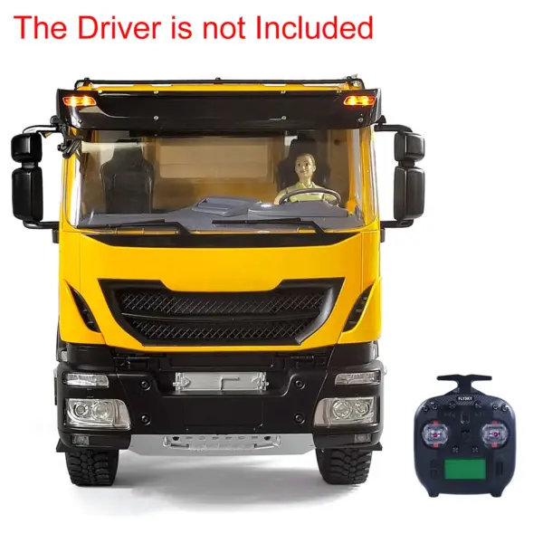 1/14 Toucan 6x6 Metal Hydraulic RC Dumper Truck Remote Controlled Simulation Car Hobby Models 2-speed Gearbox ESC Servo