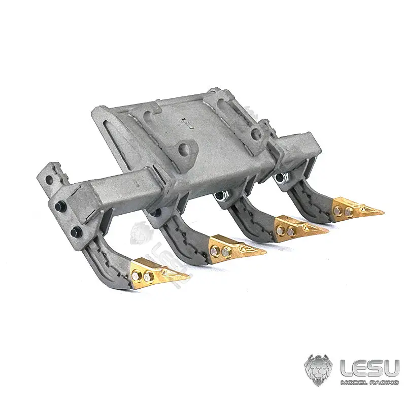 LESU 1/14 Aoue LT5H Wheeled Skid-Steer RC Hydraulic Loader Model Sound Lights Wheel Metal Sieve Bucket Gripper Hay Clamp Cleaner