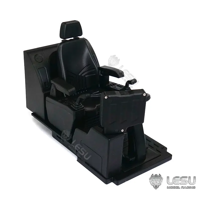 LESU 1/14 Metal Hydraulic RC Excavator Aoue ET26L Three-Section Arm Tracks Pump Fence Liquid Crystal Display Selector Grab Bucket