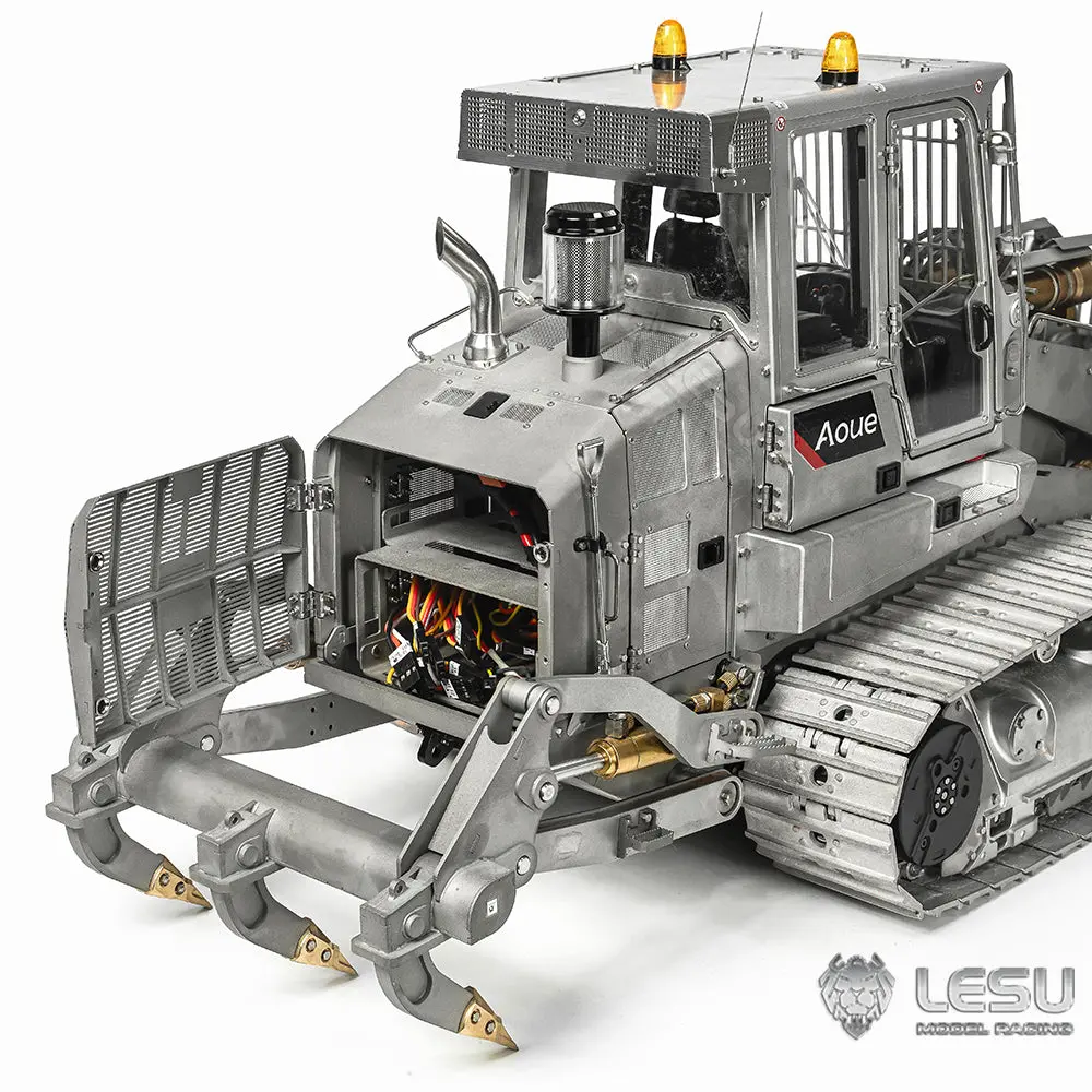 LESU 1:14 973K Hydraulic RC Loader Tracked Radio Control Car Upgrade Version Kit/PNP/RTR Light Sound System ESC Servo Motor