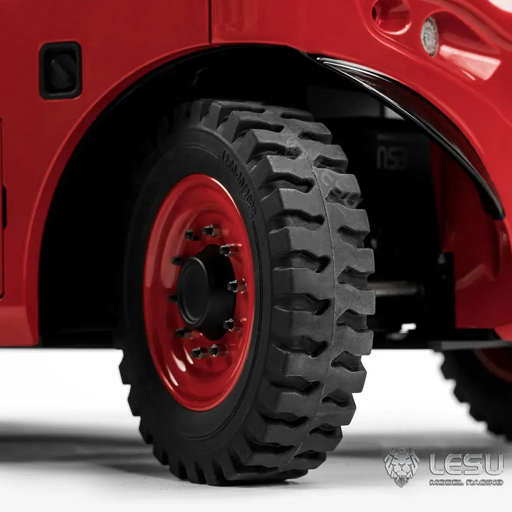 LESU 1/14 RC Hydraulic Painted Assembled RC forklift Metal Aoue-LD160S Remote Control Wheeled Car Sound Light System Model