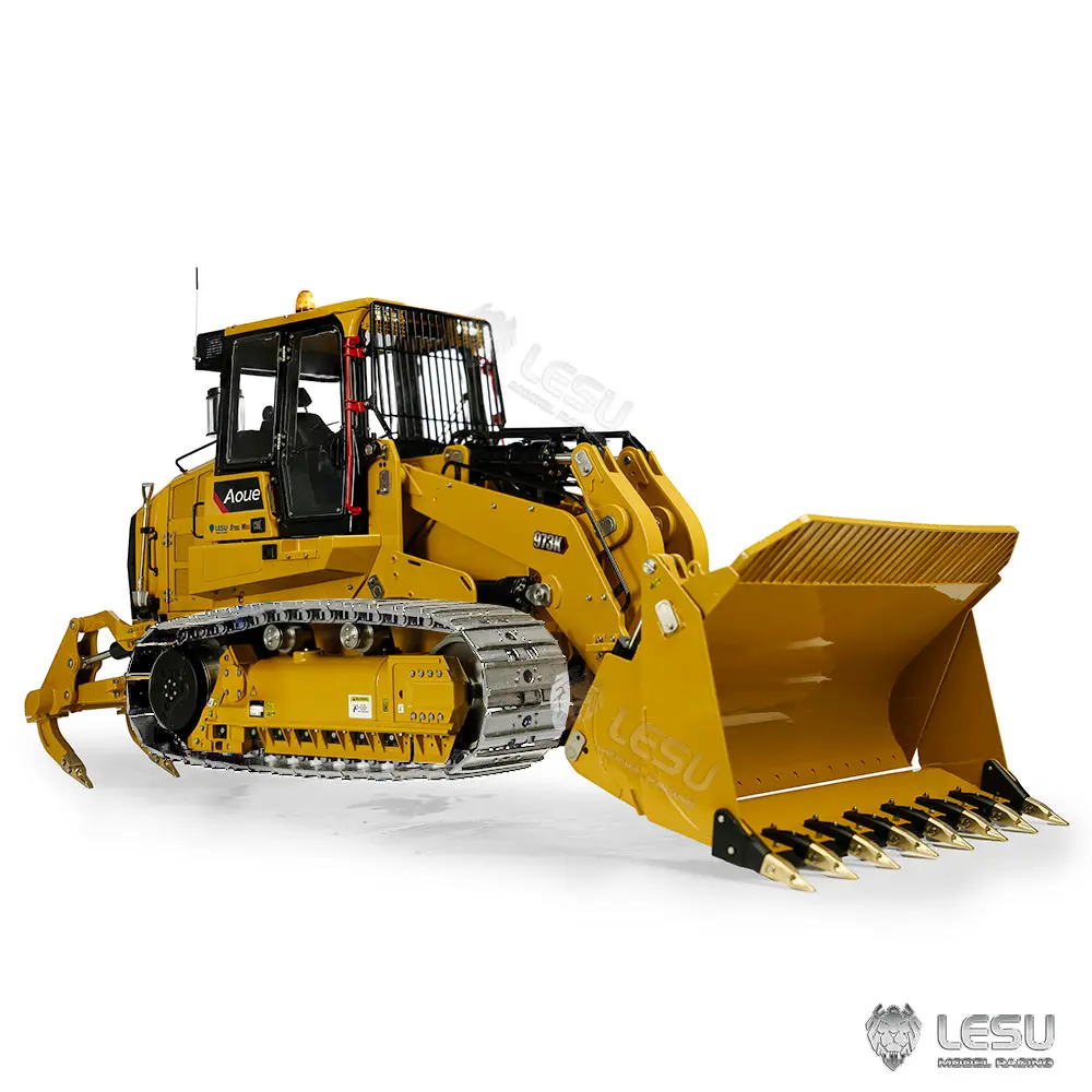 LESU 1:14 973K Hydraulic RC Loader Tracked Radio Control Car Upgrade Version Kit/PNP/RTR Light Sound System ESC Servo Motor