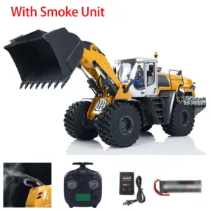 XDRC 580 1/14 Metal RC Hydraulic Loader Ready To Run Engineering Vehicles DIY Model Smoke Unit Lights ESC Servo Motor