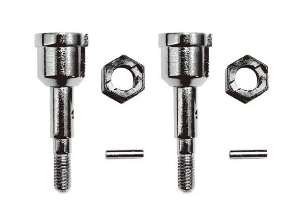 Metal Wheel Shaft Ana Pins Hex (2pcs)
