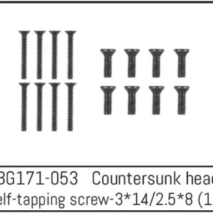 Countersunk Screw M3*14 (8) / m2.5*8 (8)