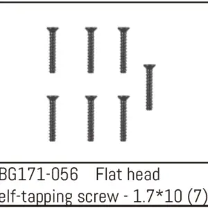 Countersunk Screw m1.7*10 (7)