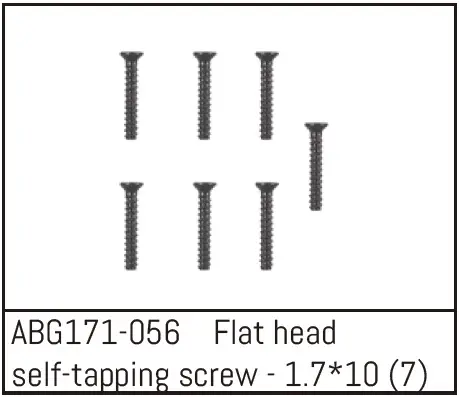 Countersunk Screw m1.7*10 (7)