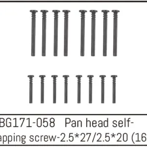 Pan Head Screw m2.5*27 (8) / m2.5*20 (8)