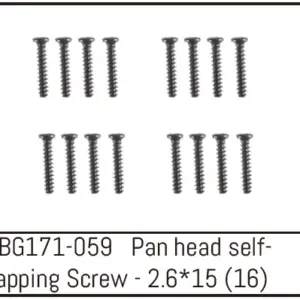 Pan Head Screw m2.6*15 (16)