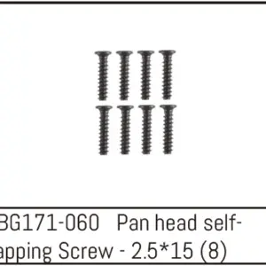 Pan Head Screw m2.5*15 (8)