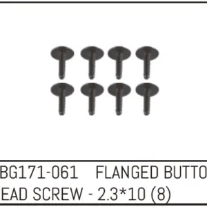 Flanged Button Head Screw m2.3*10 (8)
