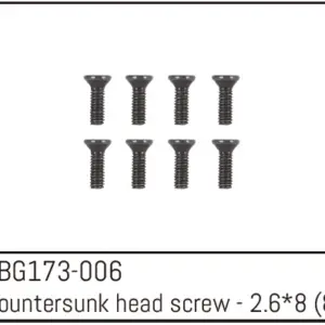 Flat Head Screw m2.3*6 (8)