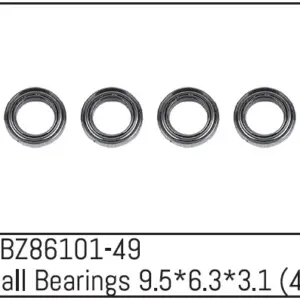 Ball Bearings 9.5*6.3*3.1 - Mini Amt (4)