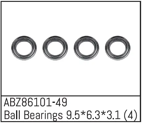 Ball Bearings 9.5*6.3*3.1 - Mini Amt (4)
