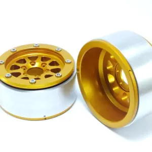 Beadlock Wheels GEAR Gold/Gold 1.9 (2) w/o Hub