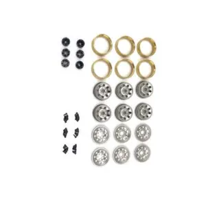 CR-18P 6X6 1.2 Steelie Bead Lock Wheel ( Silver )