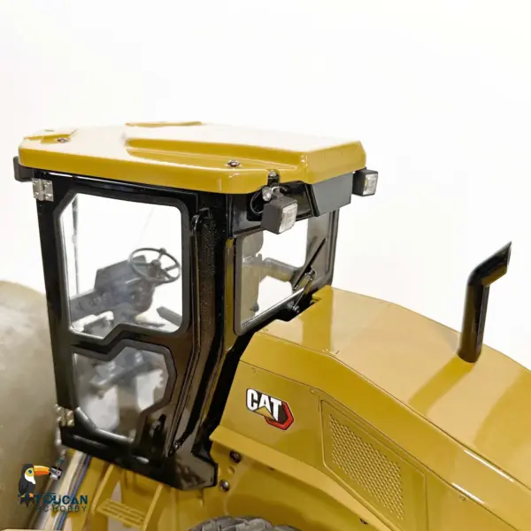 JZM Metal 1/12 CS11 Assembled Painted RC Road Roller Remote Control Engineering Vehicles Car Models FlySky I6S Radio System