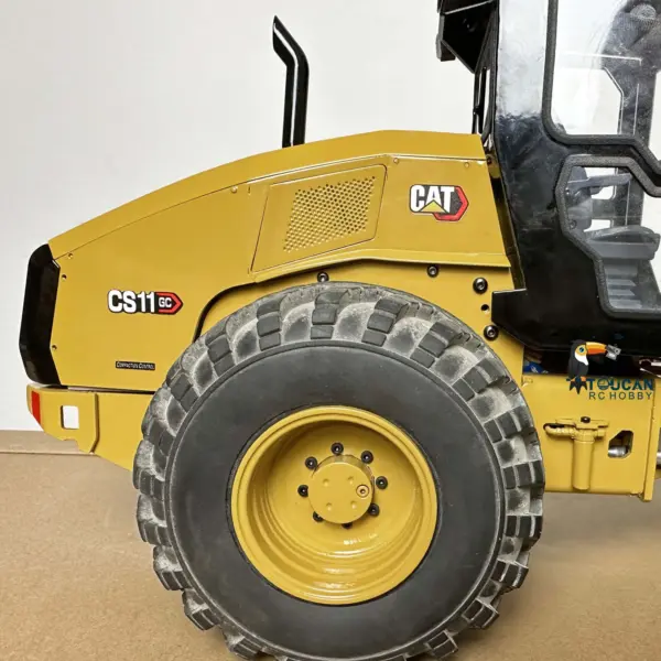 JZM Metal 1/12 CS11 Assembled Painted RC Road Roller Remote Control Engineering Vehicles Car Models FlySky I6S Radio System