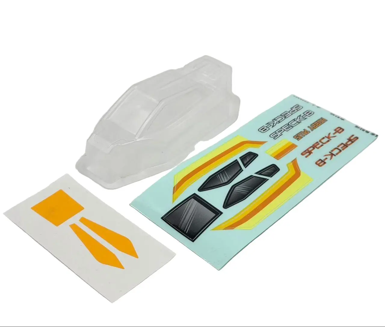 Clear Lexan Buggy Body, Speck-B