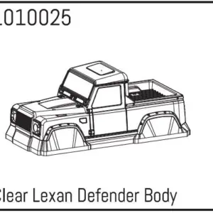 Clear Lexan Defender Body