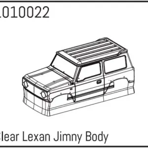 Clear Lexan Jimny Body