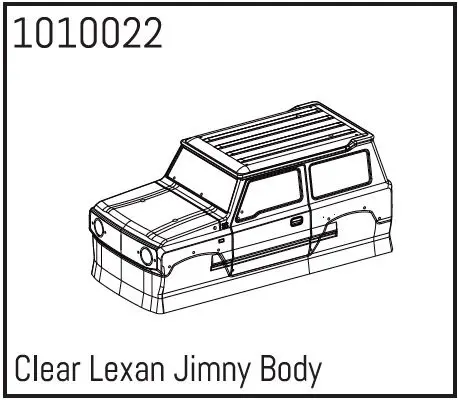 Clear Lexan Jimny Body