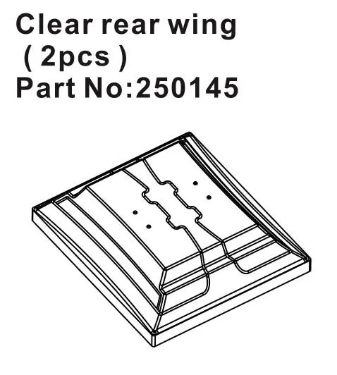 Clear Rear Wing, Speck-B (2)