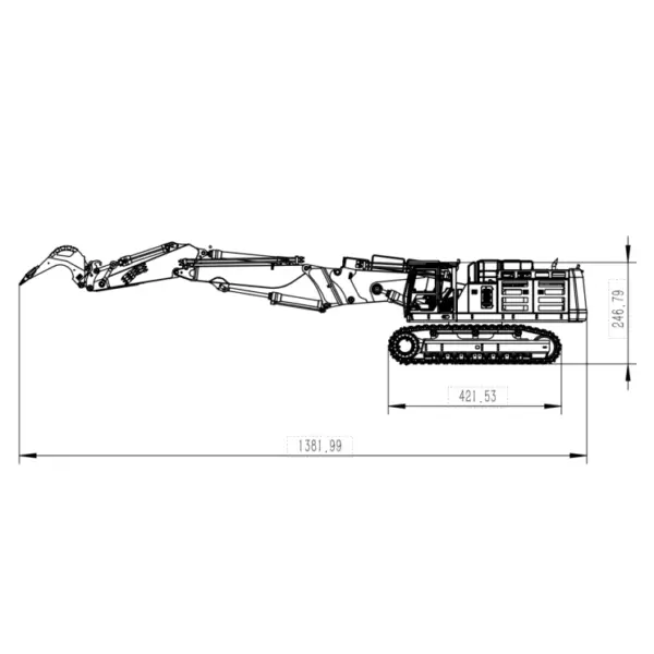1/14 3 Arms RC Hydraulic Equipment Radio Controlled Excavator Car Model 374F FlySky PL18EV Lite Shovel ESC Servo Motor