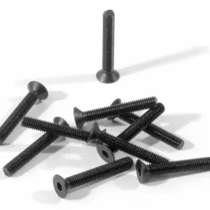 FLAT HEAD SCREW M3x20mm (HEX SOCKET/10pcs)